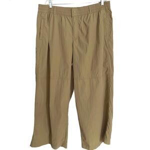 Aerie OFFLINE Wide Leg Swishy Pants – Women’s sz XL Short Tan Beige Swish Pants